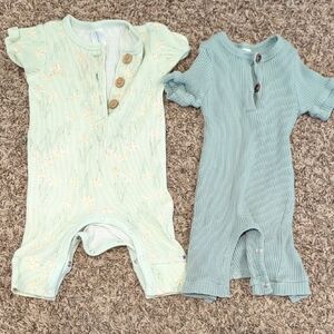 SOLD Mint and Teal Kids One Pieces Bodysuits